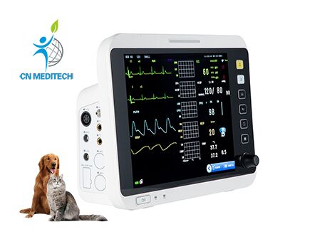 Portable ECG NIBP SpO2 Vet Monitoring System Multi-Parameter Monitor